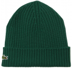 Talvem&uuml;ts Lacoste Unisex Ribbed Wool Beanie - Roheline
