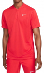 Meeste tennisepolo Nike Men's Court Dri-Fit Blade Solid Polo - Punane