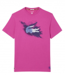 Meeste T-s&auml;rk Lacoste Roland-Garros Edition Sport - Roosa