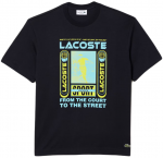 Meeste T-s&auml;rk Lacoste Relaxed Fit Ren&eacute; Lacoste Print T-shirt - Sinine