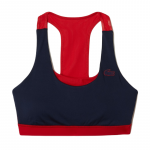 Topp Lacoste SPORT Color-Block Recycled Polyester Sports Bra - Sinine