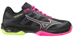 Naiste padelijalatsid Mizuno Wave Exceed Light Padel - ebony/pinkglo/neolime