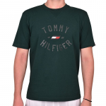 Meeste T-s&auml;rk Tommy Varsity Graphic Short Sleeve Tee - Roheline