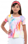 T&uuml;drukute T-s&auml;rk Lucky in Love Techno Tropic Techno Star S/S Girls - Punane