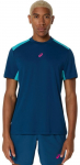 Meeste T-s&auml;rk Asics Padel Court Short Sleeve - Sinine