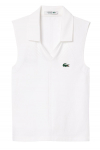 Naiste polos&auml;rk Lacoste Women's Sleeveless Stretch Knit Tennis - Valge