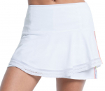 Naiste tenniseseelik Lucky in Love Liberty In Love Long In Love Stripe Skirt - Valge