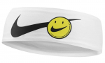 Peapael Nike Dri-Fit Fury Headband 3.0 Printed - Valge