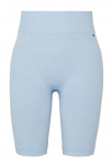 Naiste tennise&scaron;ortsid Tommy Hilfiger HW Seamless Washed Ribbed Shorts - Sinine