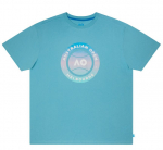 Meeste T-s&auml;rk Australian Open AO Round Logo Tee - Sinine