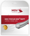 Tennisekeeled MSV Focus Hex Soft (12 m) - Kollane