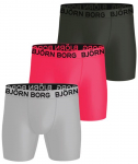 Meeste Bokserid Bj&ouml;rn Borg Sports Microfiber 3P - Mitmev&auml;rviline
