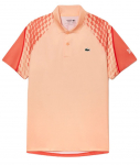 Meeste tennisepolo Lacoste Tennis x Novak Djokovic Tricolour Polo Shirt - Oranž