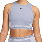 Naiste tennisetopp Nike Pro Dri-Fit Cropped Training Tank Top - Lilla