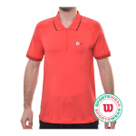 Meeste tennisepolo Wilson Series Seamless Polo - Punane