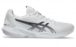 Meeste tennisejalatsid Asics Solution Speed FF 3 Clay - Must, Valge