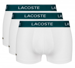Meeste Bokserid Lacoste Casual Cotton Stretch Boxer 3P - Valge