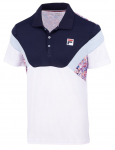 Meeste tennisepolo Fila Polo Adrian - Valge