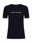 Naiste T-s&auml;rk Tommy Hilfiger Regular Graphic C-NK Tee SS - T&uuml;rkiissinine