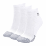 Tennisesokid Under Armour HeatGear Quarter 3P - Valge