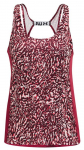 Naiste tennisetopp Women's UA Fly-By Printed Tank - Punane