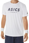 Meeste T-s&auml;rk Asics Court Tennis Graphic tee - Valge