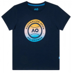 T&uuml;drukute T-s&auml;rk Australian Open Round Logo - Sinine