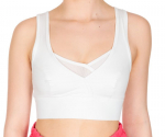 Topp Le Coq Sportif Training Perf Brassiere No.3 W - Valge