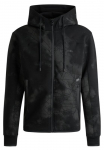 Meeste dressipluus BOSS Zip-Up With Decorative Reflective Artwork - Must