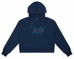 Naiste tennisejakk Australian Open Oversized Logo Hoodie - Sinine