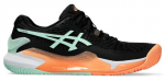 Naiste padelijalatsid Asics Gel-Resolution 9 Padel - black/mint tint