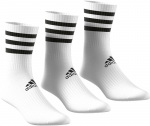 Tennisesokid Adidas 3S Cushion Crew 3PP - Valge