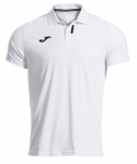 Meeste tennisepolo Joma Challenge Short Sleeve Polo - Valge