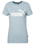 Naiste T-s&auml;rk Puma ESS Logo Heather Tee - Sinine
