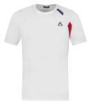 Meeste T-s&auml;rk Le Coq Sportif Tricolor - Valge