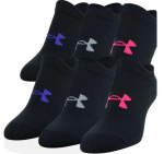 Tennisesokid Under Armour Girls' Essentials No Show 6Pack - Must