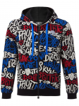 Meeste dressipluus Hydrogen Graffiti FZ Hoodie Man - Must