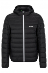 Meeste tennisejakk BOSS Water-Repellent Puffer Jacket With Branded Trims - Must