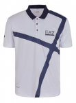 Meeste tennisepolo EA7 Man Jersey Polo Shirt - Valge
