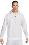 Meeste dressipluus Nike Court Heritage Dri-Fit Fleece Tennis Hoodie - Valge