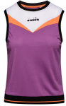Naiste tennisetopp Diadora L. Tank Clay - Lilla