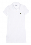 T&uuml;drukute kleit Lacoste Pique Polo Dress - Valge
