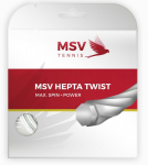 Tennisekeeled MSV Hepta Twist (12 m) - Valge
