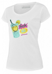 Naiste T-s&auml;rk Babolat Exercise Message Tee Woman - Valge