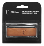 P&otilde;higrip Wilson RF Premium Leather Replacement Grip 1P - Pruun
