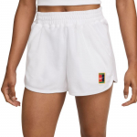 Naiste tennise&scaron;ortsid Nike Court Mid-Rise French Terry Tennis Shorts - Valge