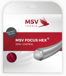 Tennisekeeled MSV Focus Hex (12 m) - Punane