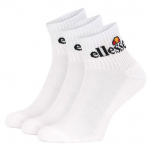 Tennisesokid Ellesse Rallo 3P Ankle Sock - Valge