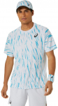 Meeste T-s&auml;rk Asics Game Short Sleeve - Valge