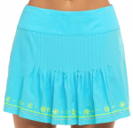 Naiste tenniseseelik Lucky in Love Embroidery Long Stitch Around Skirt - Sinine
